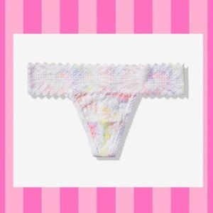 Victoria’s Secret Pink So Soft Lace Thong